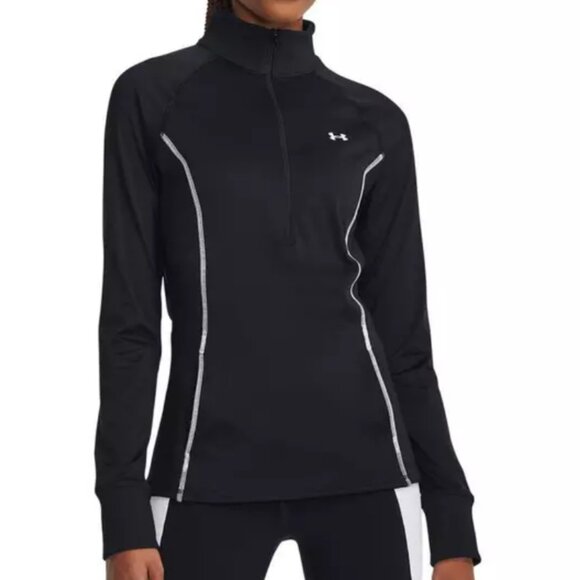 Under Armour Women’s Train Cold Gear 1/2 Zip – Color Black – Size M - Picture 1 of 15